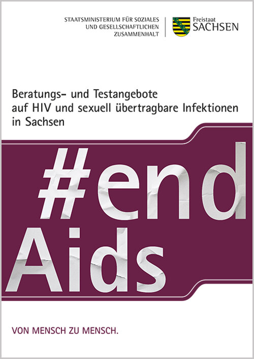 Titelbild des Flyers "HIV-Beratungs- und Testangebote"