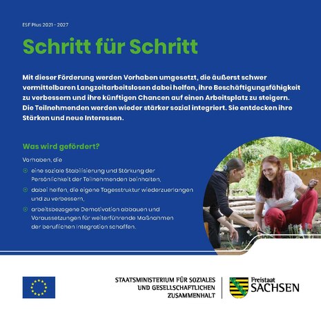 Vorschau Flyer ESF Schritt für Schritt